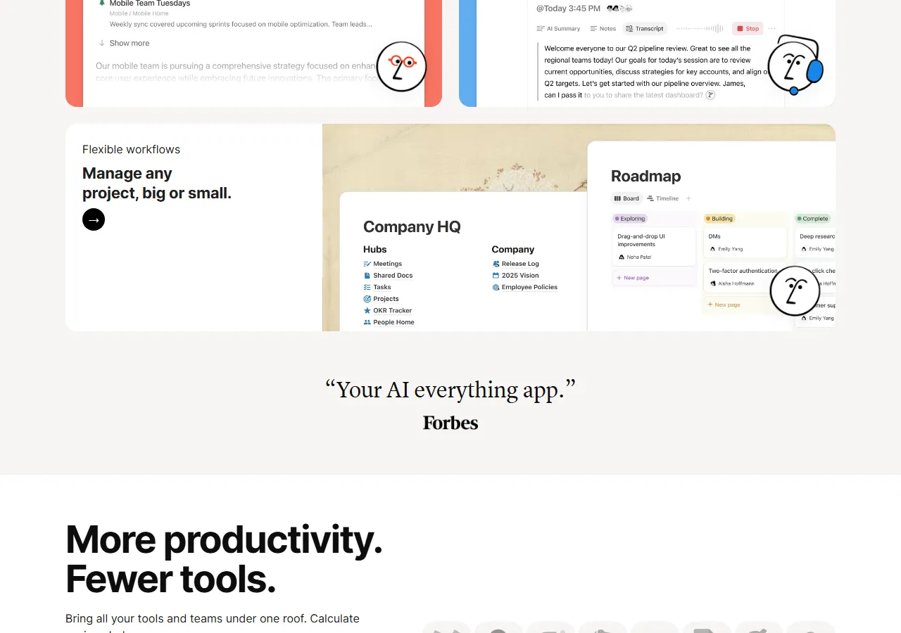 notion.so page section 4 — marketing psychology audit screenshot