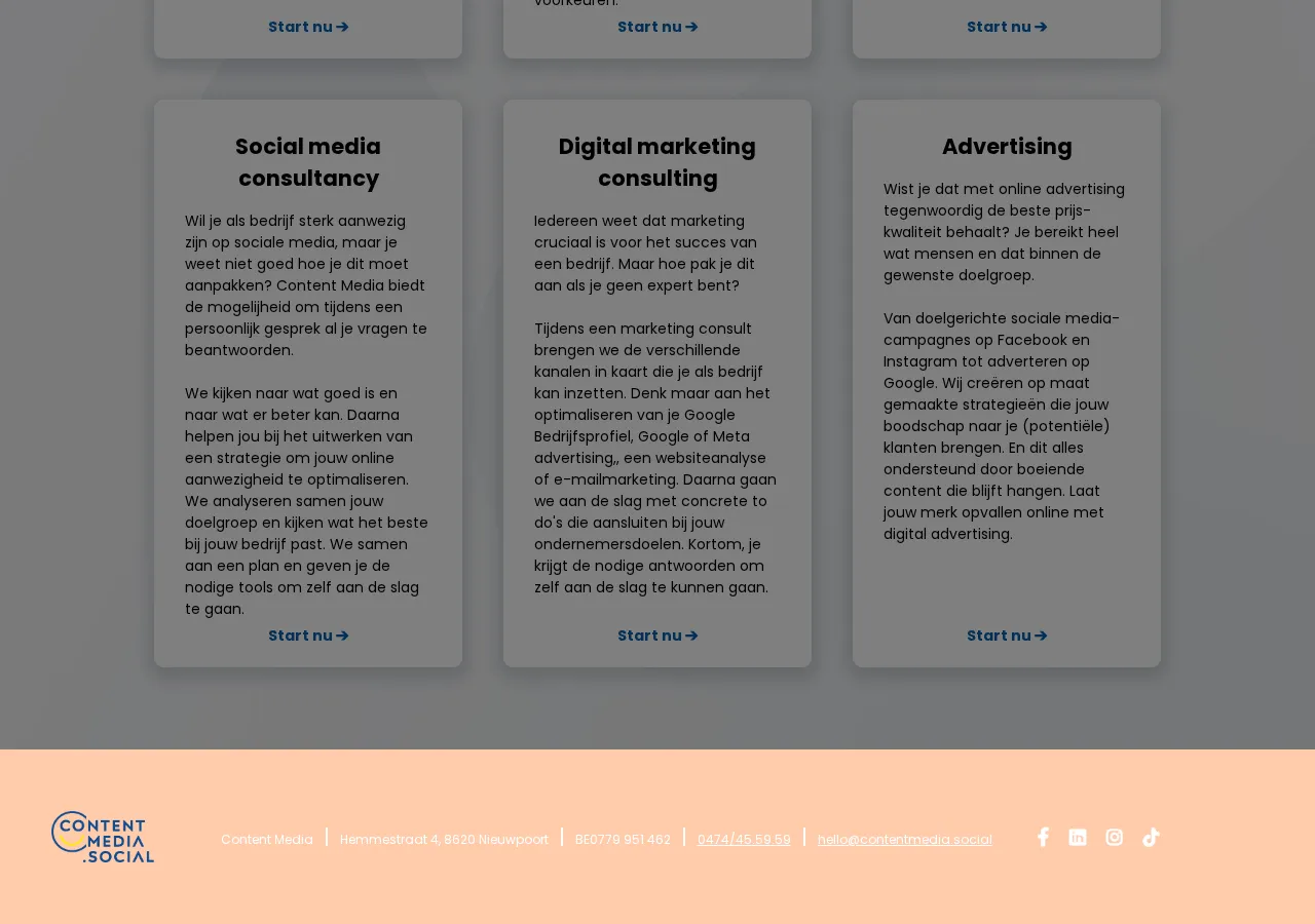 contentmedia.social page section 6 — marketing psychology audit screenshot