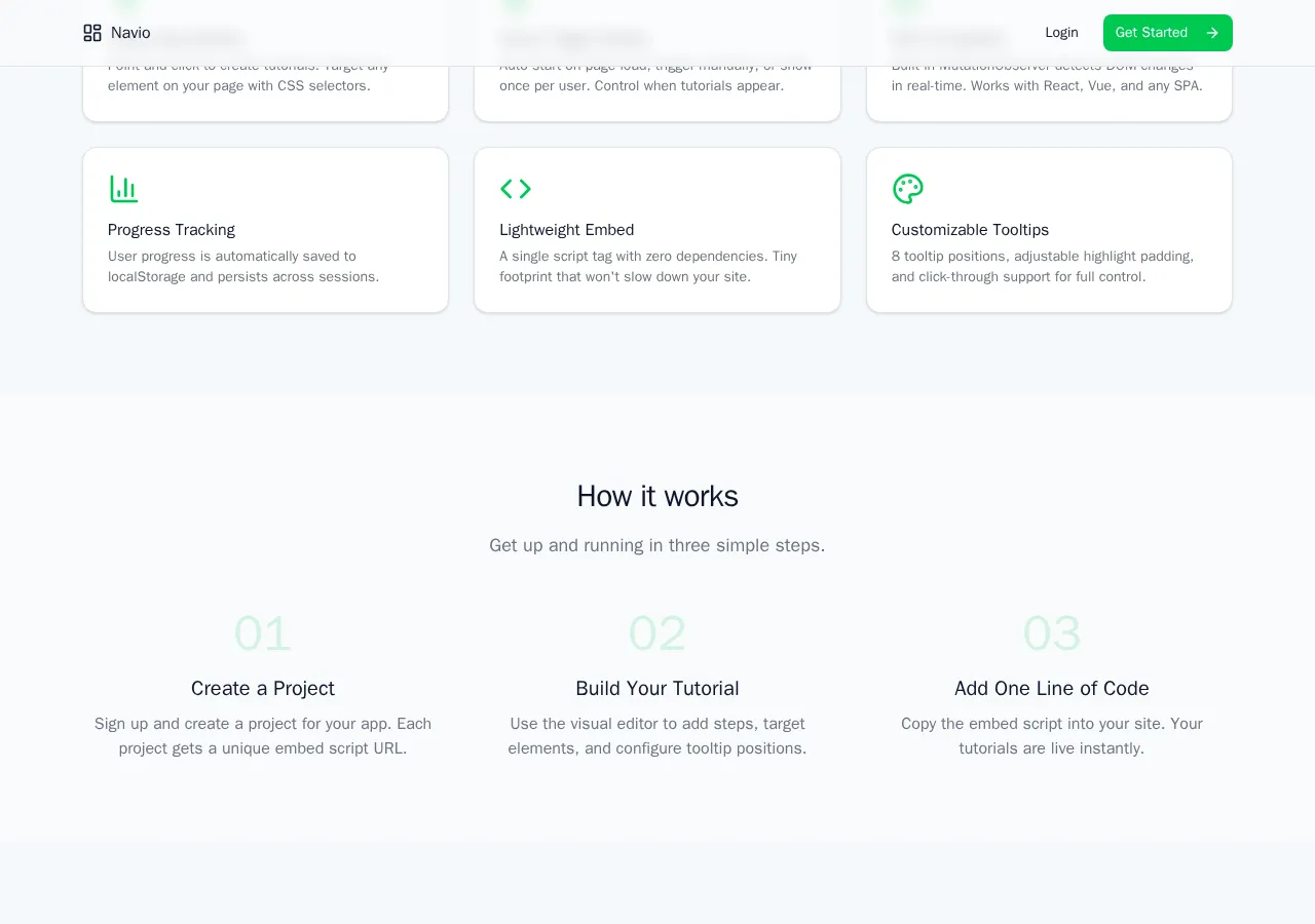 yournavio.com page section 2 — marketing psychology audit screenshot