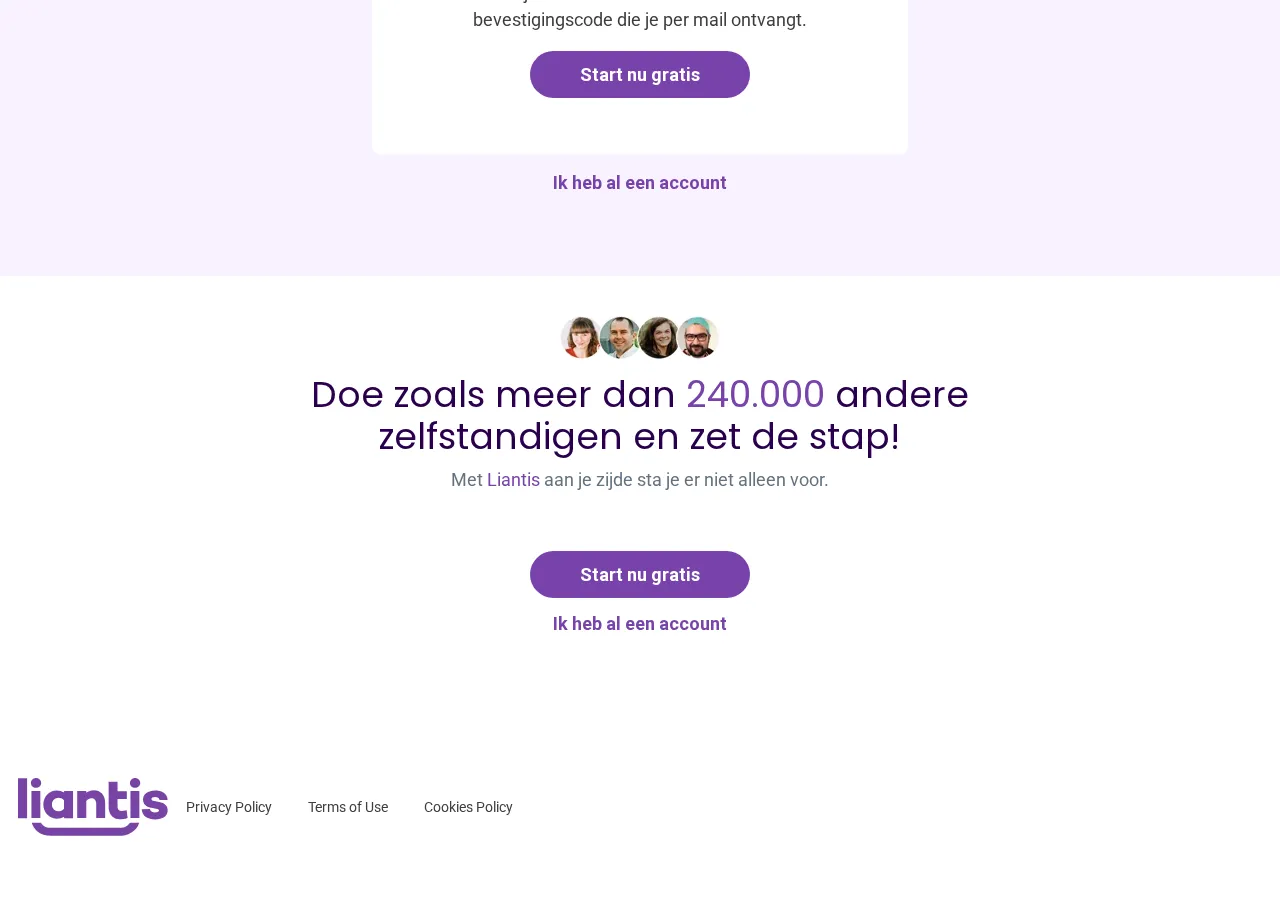 info.liantis.be page section 4 — marketing psychology audit screenshot
