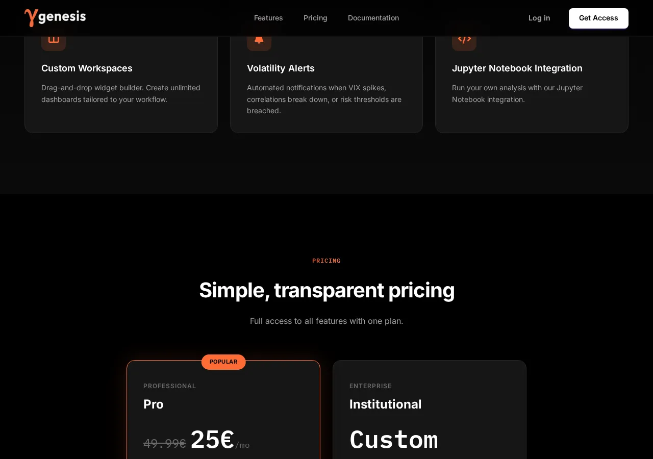 genesis-rm.com page section 3 — marketing psychology audit screenshot