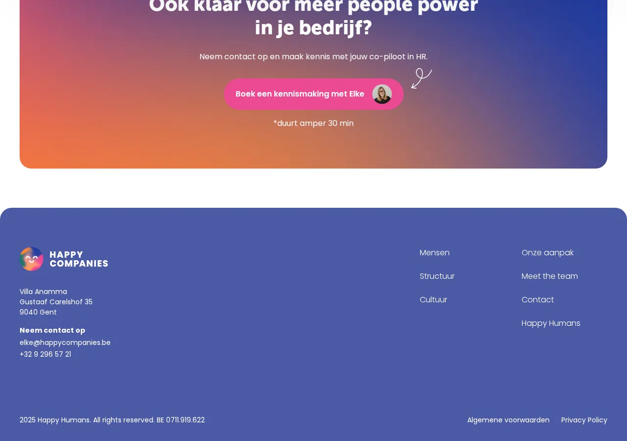 happycompanies.be page section 9 — marketing psychology audit screenshot