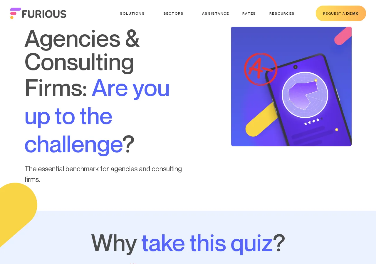 furious-squad.com page section 1 — marketing psychology audit screenshot