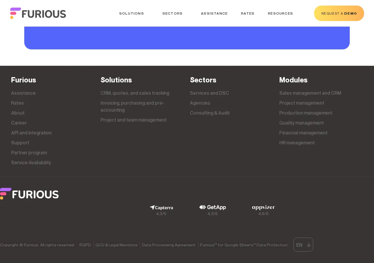 furious-squad.com page section 5 — marketing psychology audit screenshot