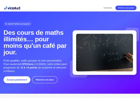 viastud.fr — SaaS Landing Page