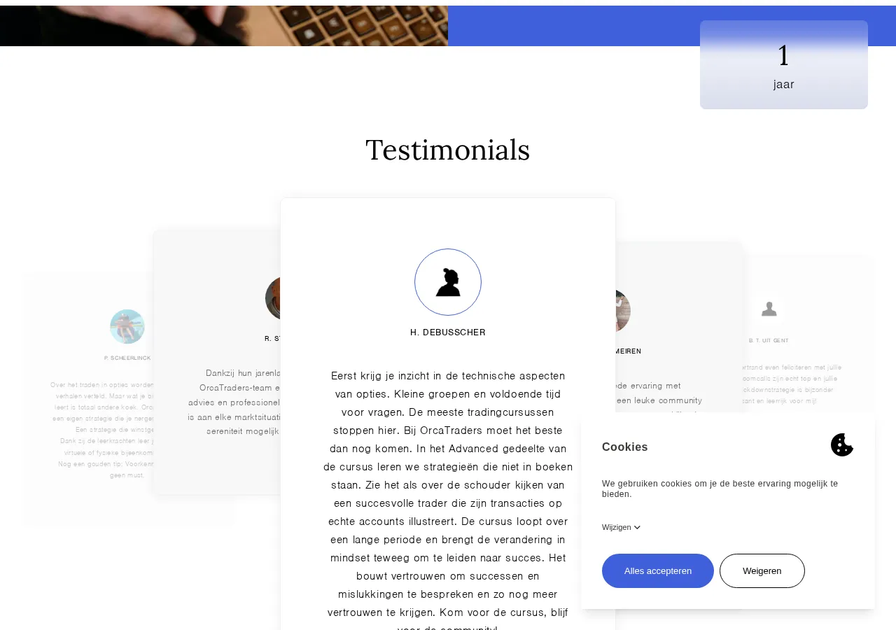 orcatraders.eu page section 10 — marketing psychology audit screenshot