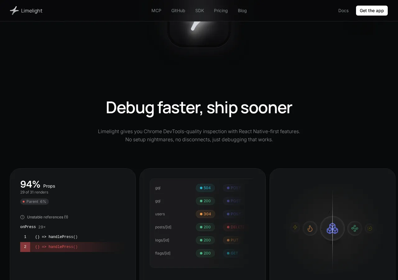 getlimelight.io page section 4 — marketing psychology audit screenshot