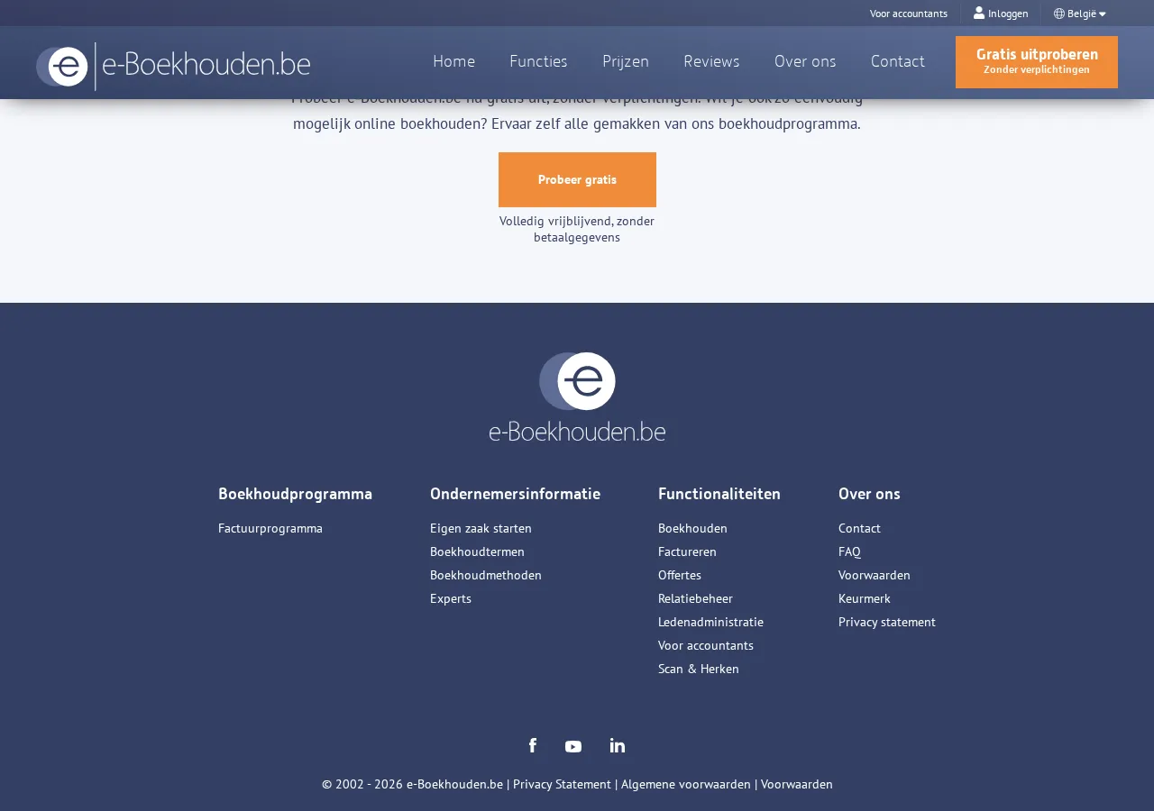 e-boekhouden.be page section 8 — marketing psychology audit screenshot