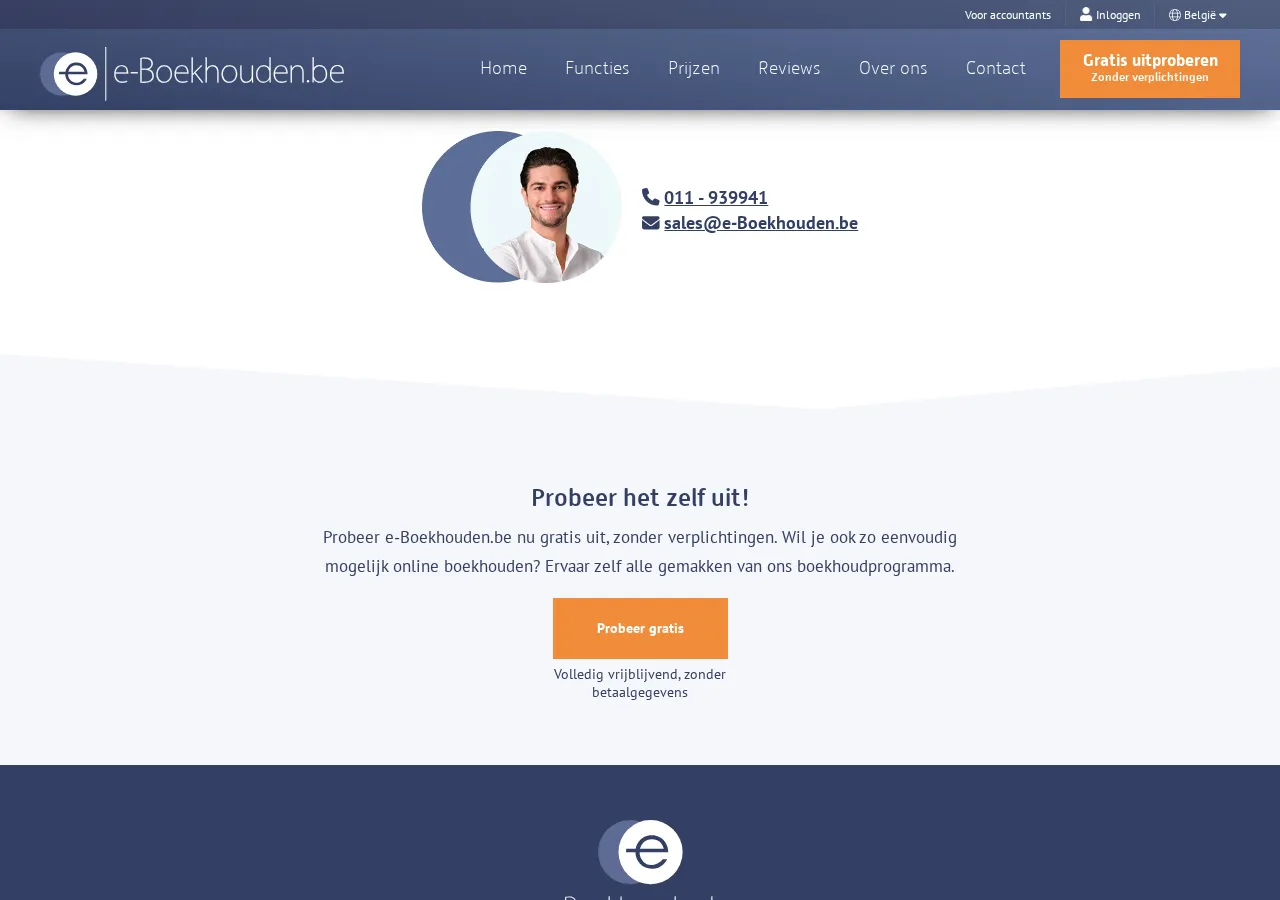 e-boekhouden.be page section 7 — marketing psychology audit screenshot