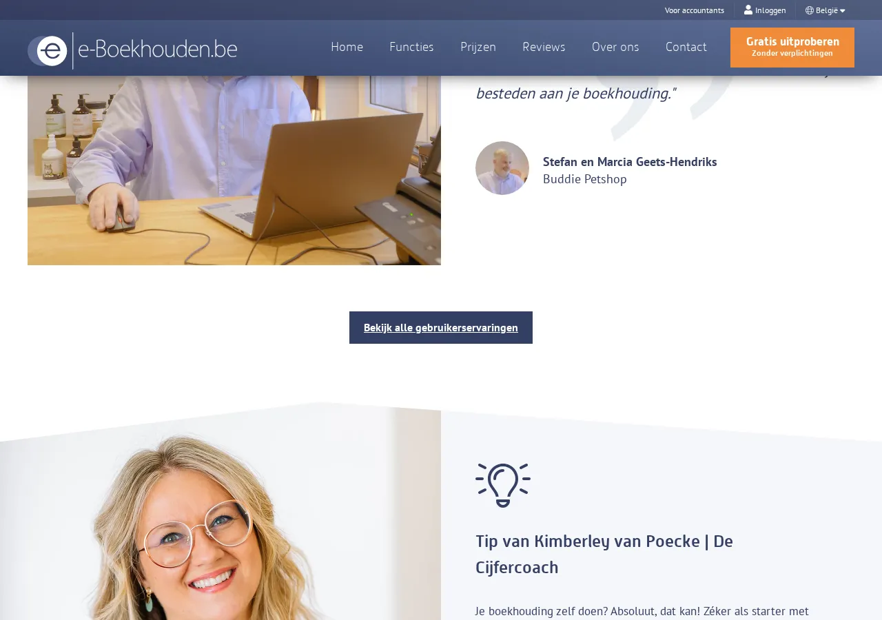 e-boekhouden.be page section 3 — marketing psychology audit screenshot