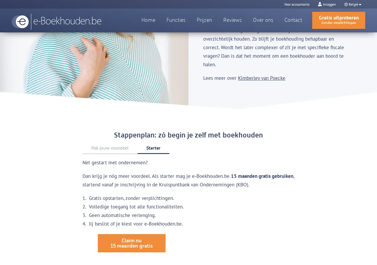 e-boekhouden.be page section 4 — marketing psychology audit screenshot